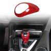 Red Real Carbon Fiber Interior Gear Box Shift Knob Trim For BMW M3 F80 M4 F82
