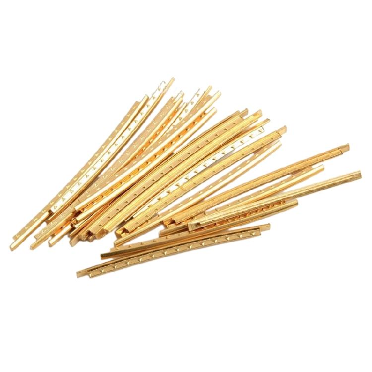20Pcs Brass Fretwire Sets for Electric Guitar Bass Fingerboard 19 Frets 22 Frets