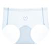 Girls Summer Love Comfortable Ice Silk A Piece of Non   Trace Breathable Waist Triangle Briefs