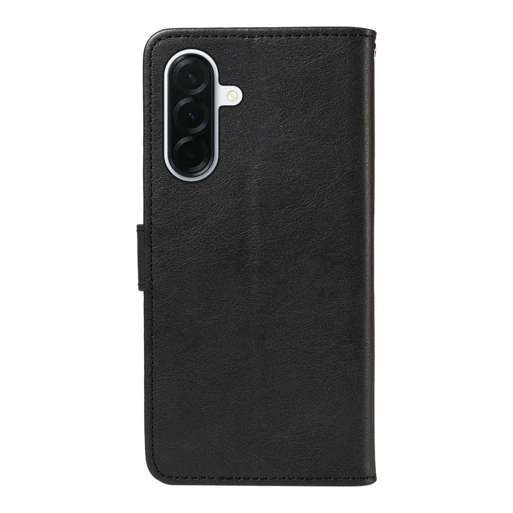 For Samsung Galaxy A37 5G Leather Wallet Case with Strap Solid Color Phone Stand Cover