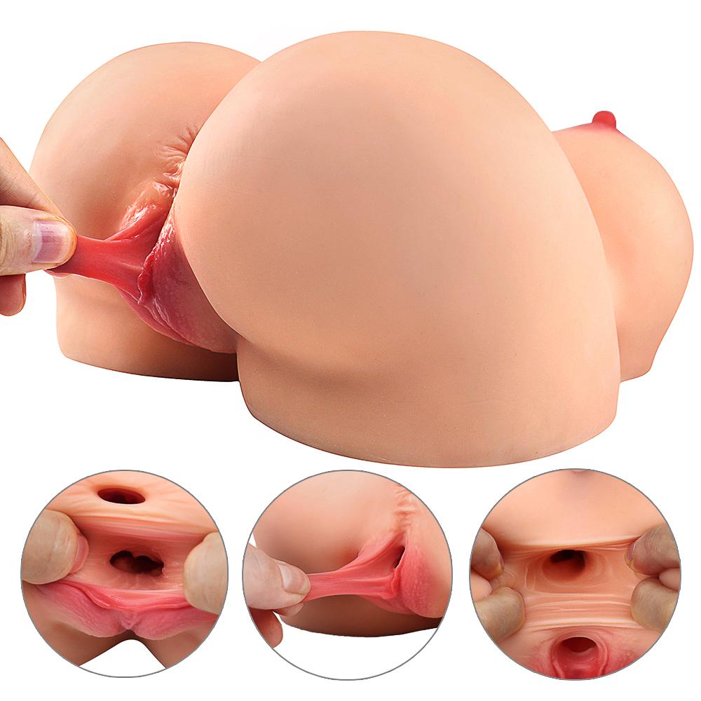 Sex Doll Masturbator 3D Lifelike Pussy Ass Male Doll with Vaginal and Anal Hole for Men Masturbation