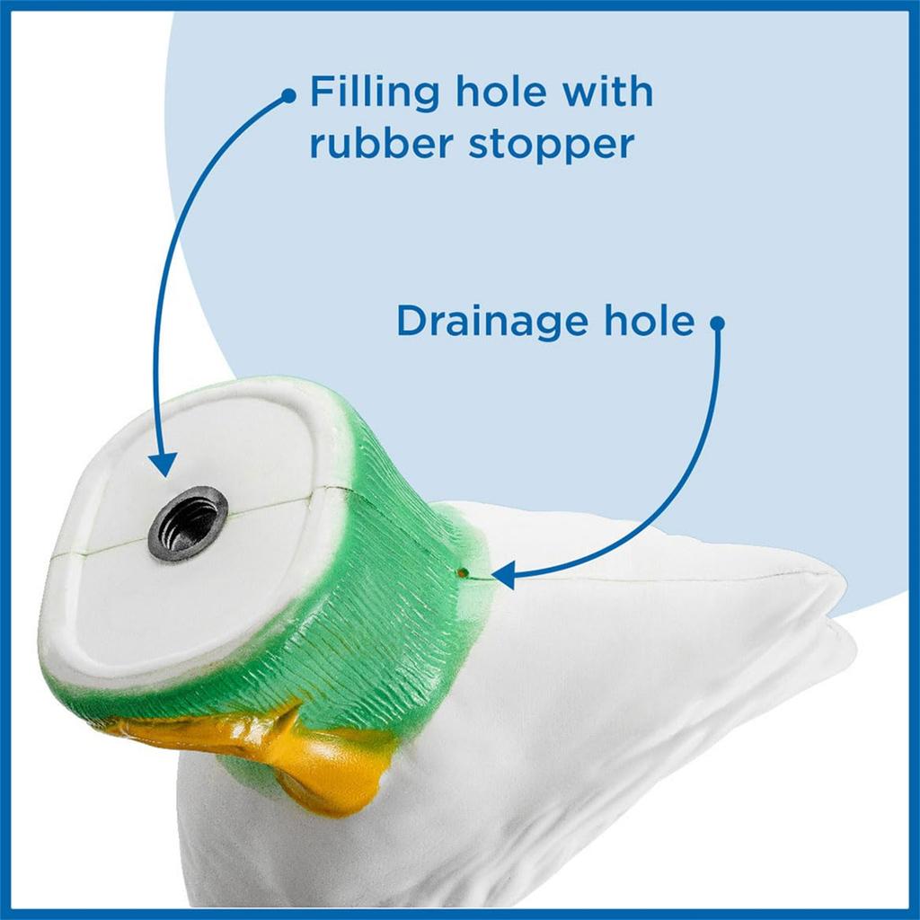 18cm White Goose Garden Decor Unique Outdoor Garden Landscape Animal Statue for House Decoration Animal Figurines Gift