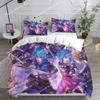 Fashion 3D Game Granblue Fantasy Bedding Sets Comforter Quilt Bed Cover Duvet Cover Pillow Case Sets Kids Adult Size