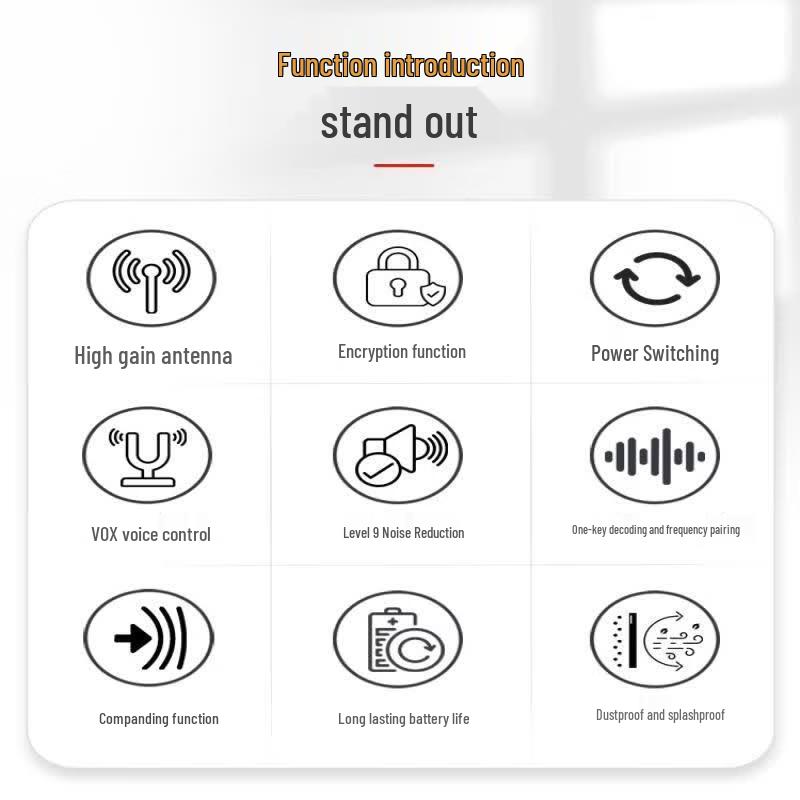 Yixin UT88 High-Power Analog Walkie-Talkie (CN version)