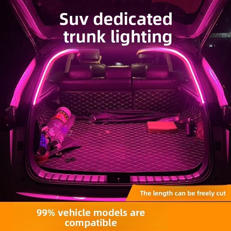 Universal Rear Trunk Light for All Car Models, Suv and Sedan Trunk Lighting, Ambient Light, Automatic Sensing Led Camping Light