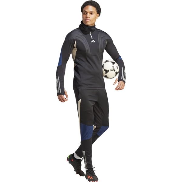 Adidas Tiro 23 Competition Winterized Soccer Beige Size Men's Jersey, MMQ58, Black/Wonder (IA5375), J/M