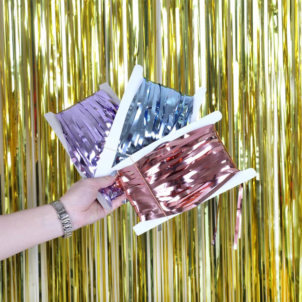 Meter 1x3 Gorgeous Multicolored Rain Curtain For Celebration Events And Backdrops Photo
