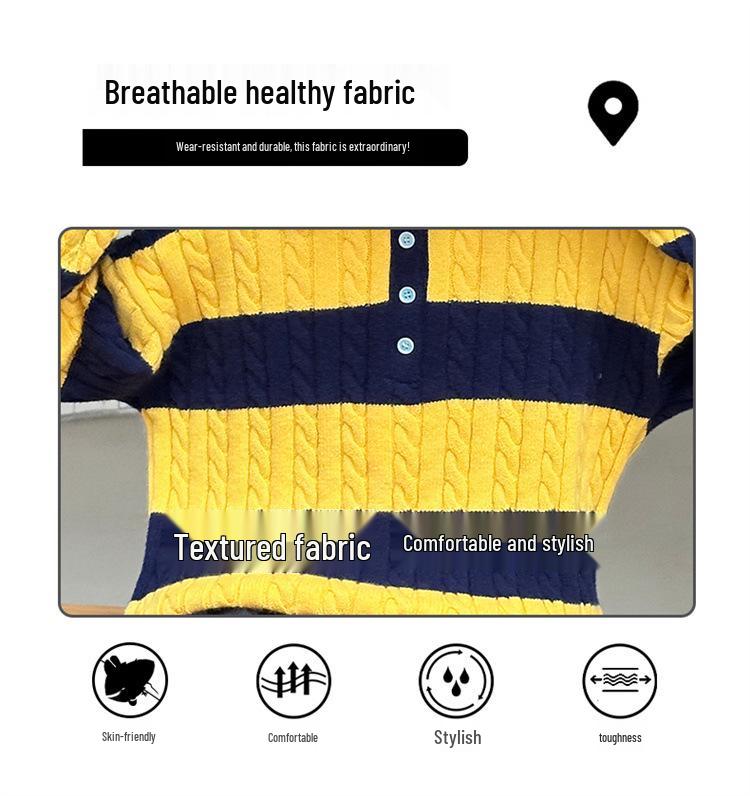 2025 Girls' Korean Style Autumn Casual Set: Fashionable Sweater and Jeans for Spring and Fall