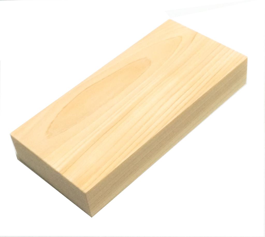 Kicoriya Premium Japanese Hinoki Wood Plank for and Planing Nameplates, Carving,