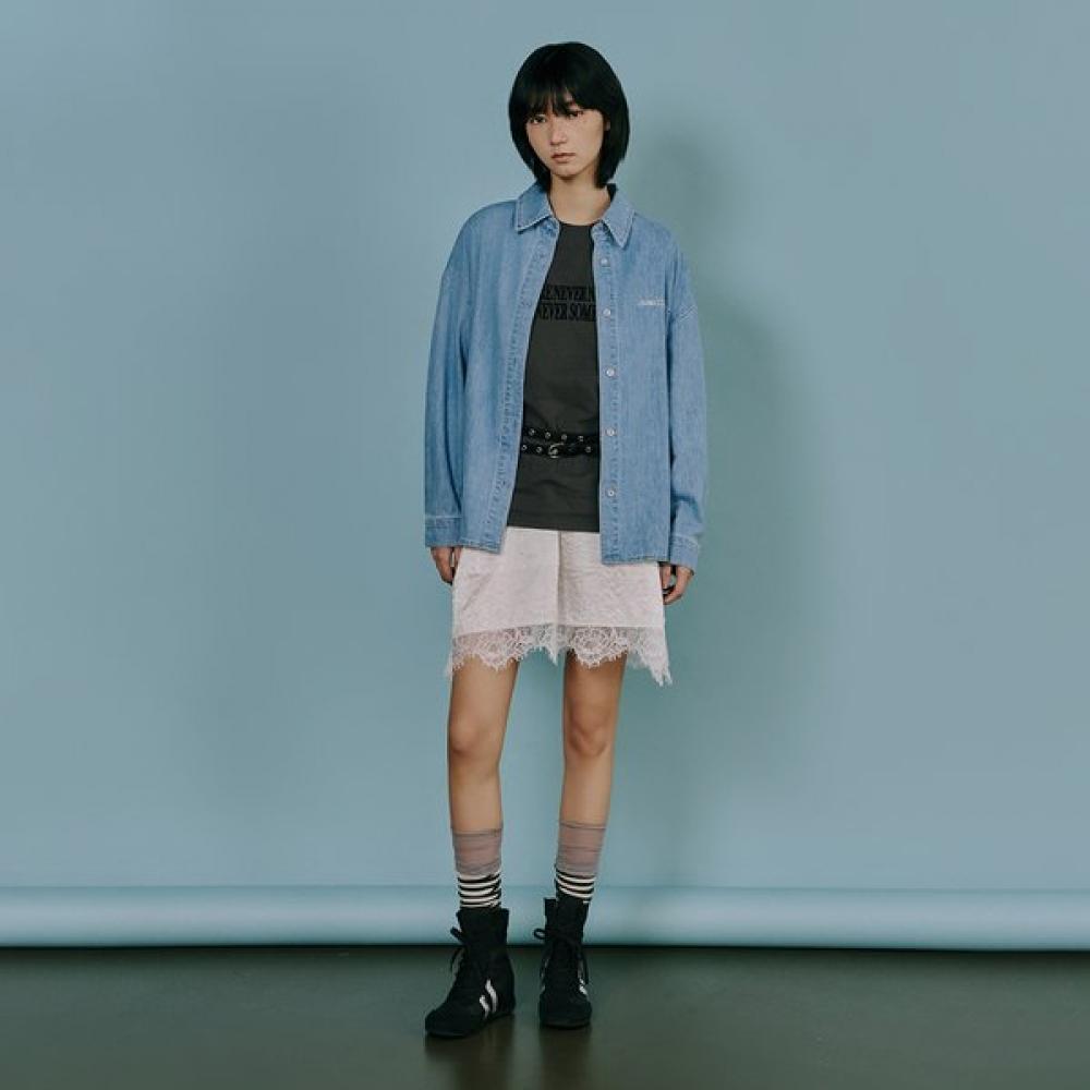 LAP Oversized Vintage Denim Shirt As1db261