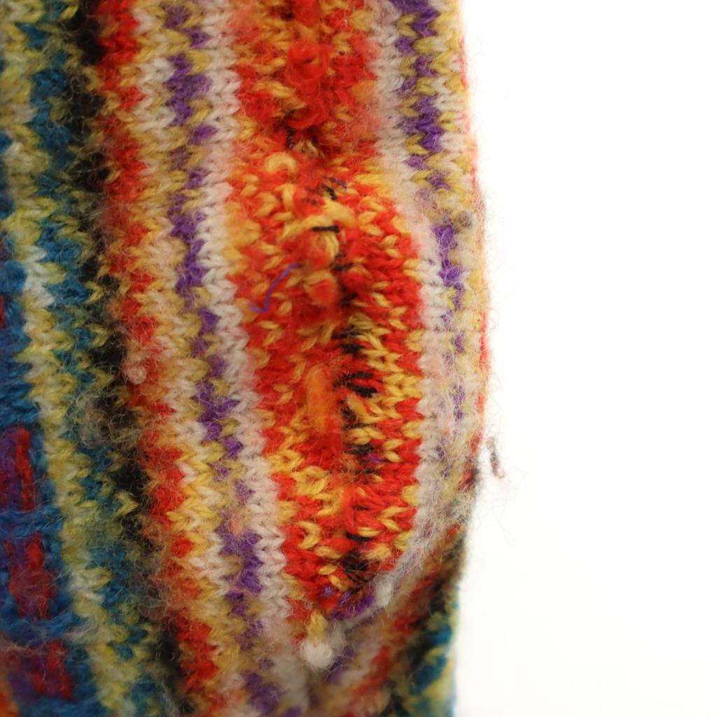 KENZO GOLF Jaren 90 Oude Overall handvat Lange mouwen trui 3 Meervoudig gebreid Heren Gebruikt