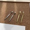 New 925 Sterling Silver Long Earrings Women Charm Simple Style Earrings Birthday Gift for Friends Exquisite Jewelry Accessories