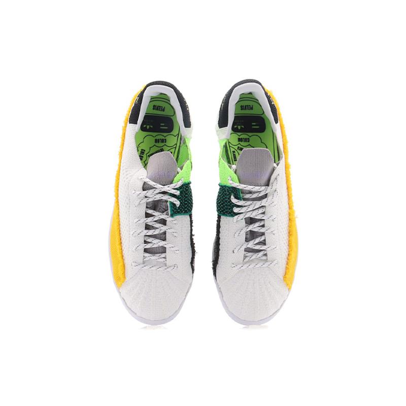 Adidas Pharrell X Adidas Superstar 'Patchwork White' Sneakers FY2294