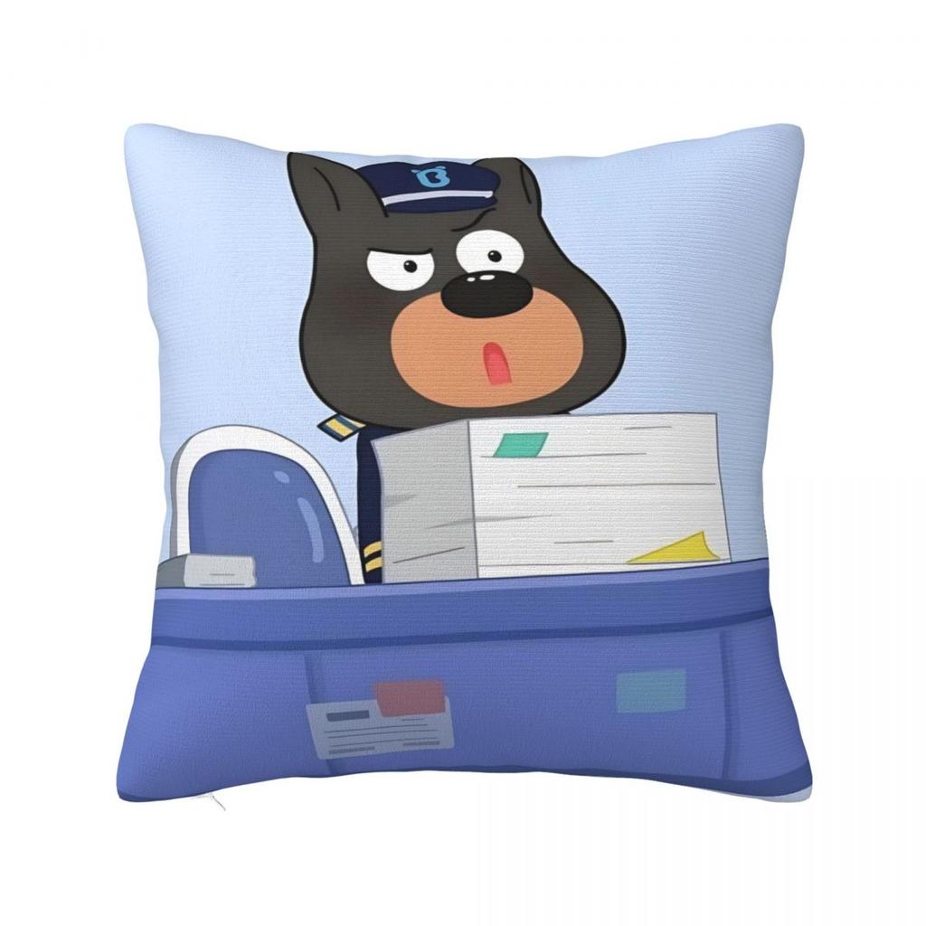Sheriffs Labradors Pillow Cover Soft Pillow Case Cushion Cover Funny Design Pillowcases For Sofa Home Decorative