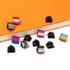 Rainbow LGBT Pride Badge Pin Gay Lesbian Brooch Colorful Equality Symbol Accessory LGBTQ Jewelry