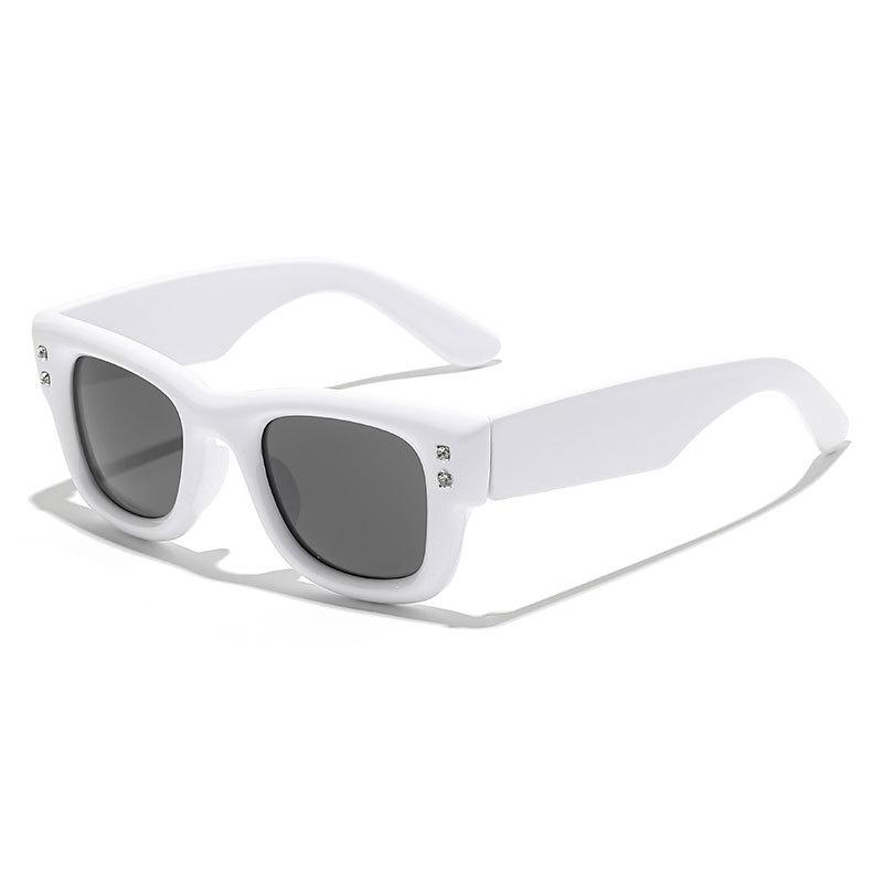 Fashion square thick frame sunglasses female Internet celebrity street shot trend UV protection sunglasses male