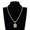 Hot Sale Hip Hop Diamond Square Pendant - Minimalist Cool Style