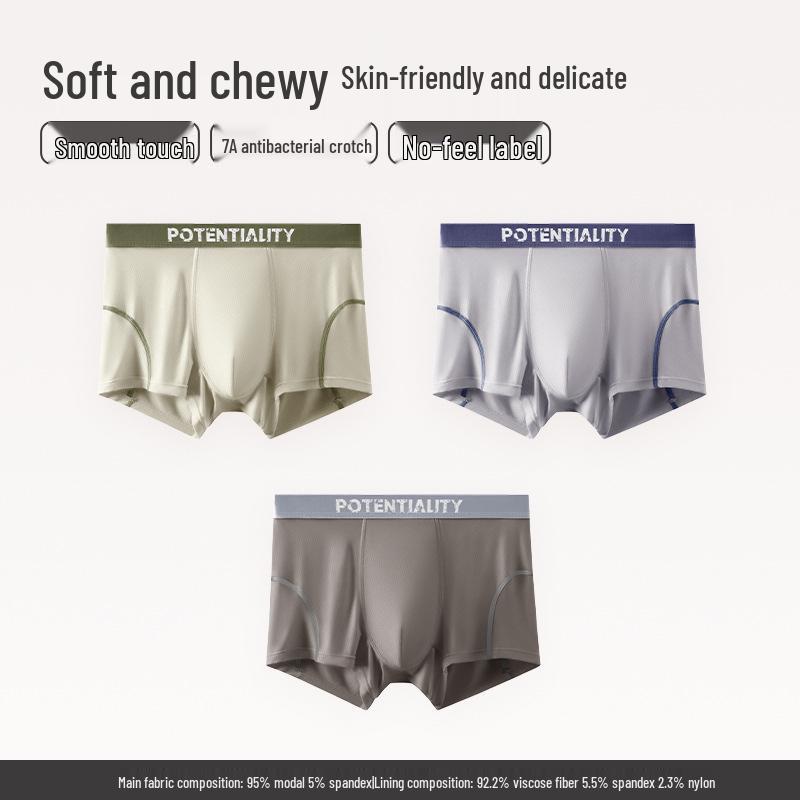 

Мужские бесшовные боксеры из модала с антибактериальным эффектом – Дышащие, Удобные, Большие размеры XXXL (78-83 kg)