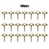 100Pcs Upholstery Nail Antique Brass Iron Furniture Decorative Drawing Pin Accessories 11x17mmGold