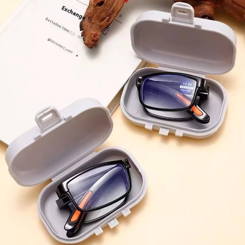 2026 High-definition and Convenient Reading Glasses for Presbyopia Anti Blue Light Folding Reading Glasses for Elderly People