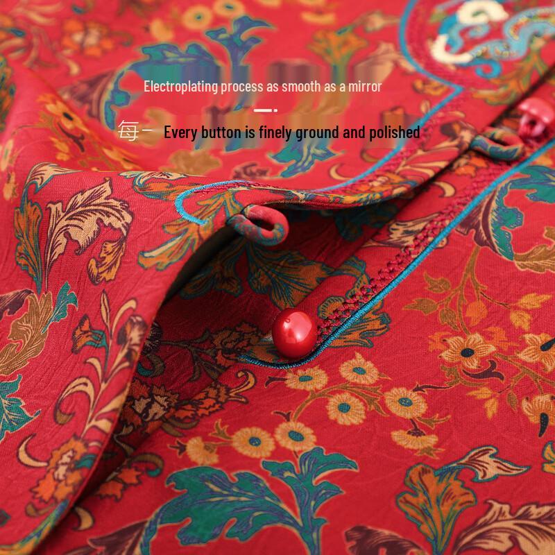 Dámská vyšívaná halenka kardigan ve stylu Tang