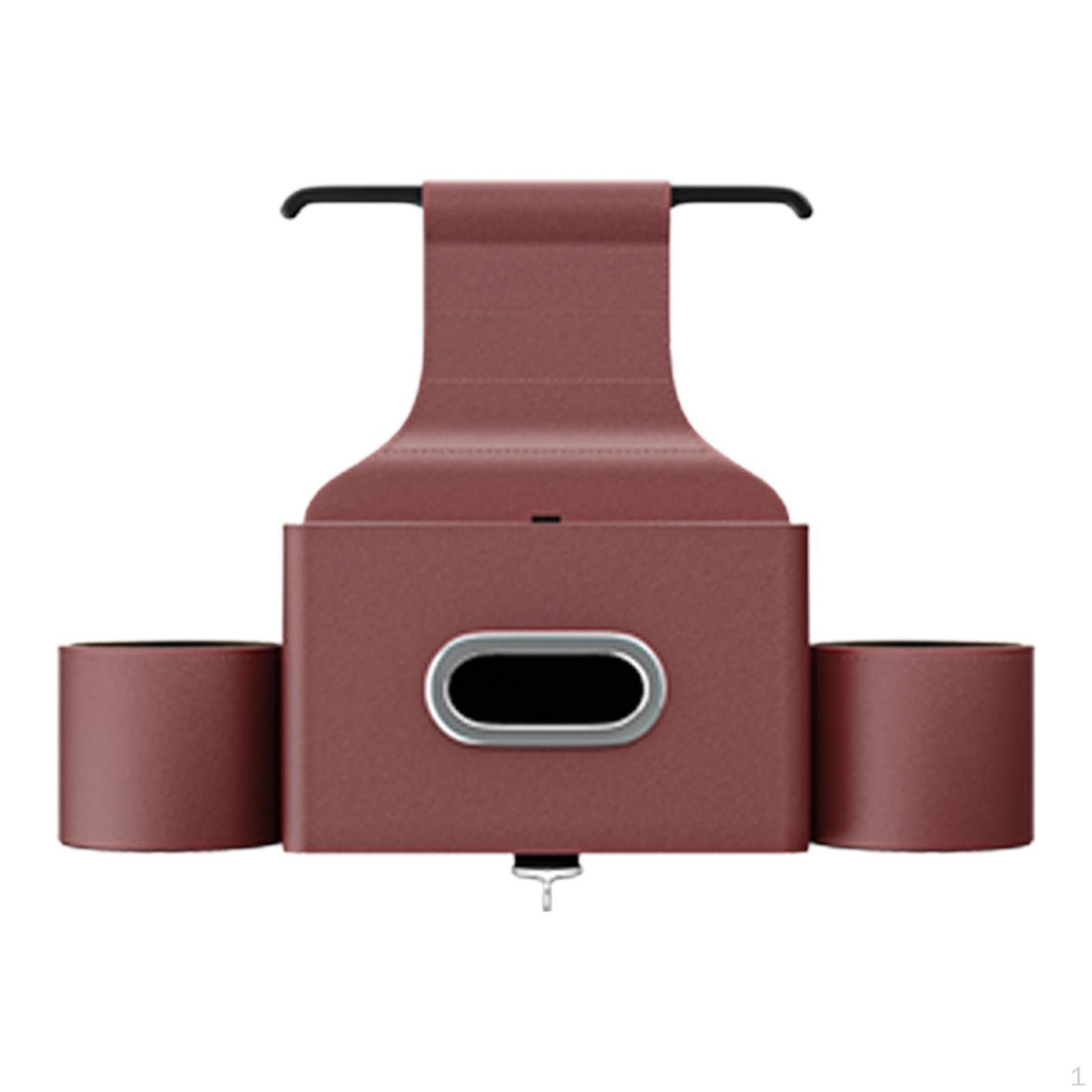 

Backseat Storage Solution for Car, Organizer with Tissue Holder красный