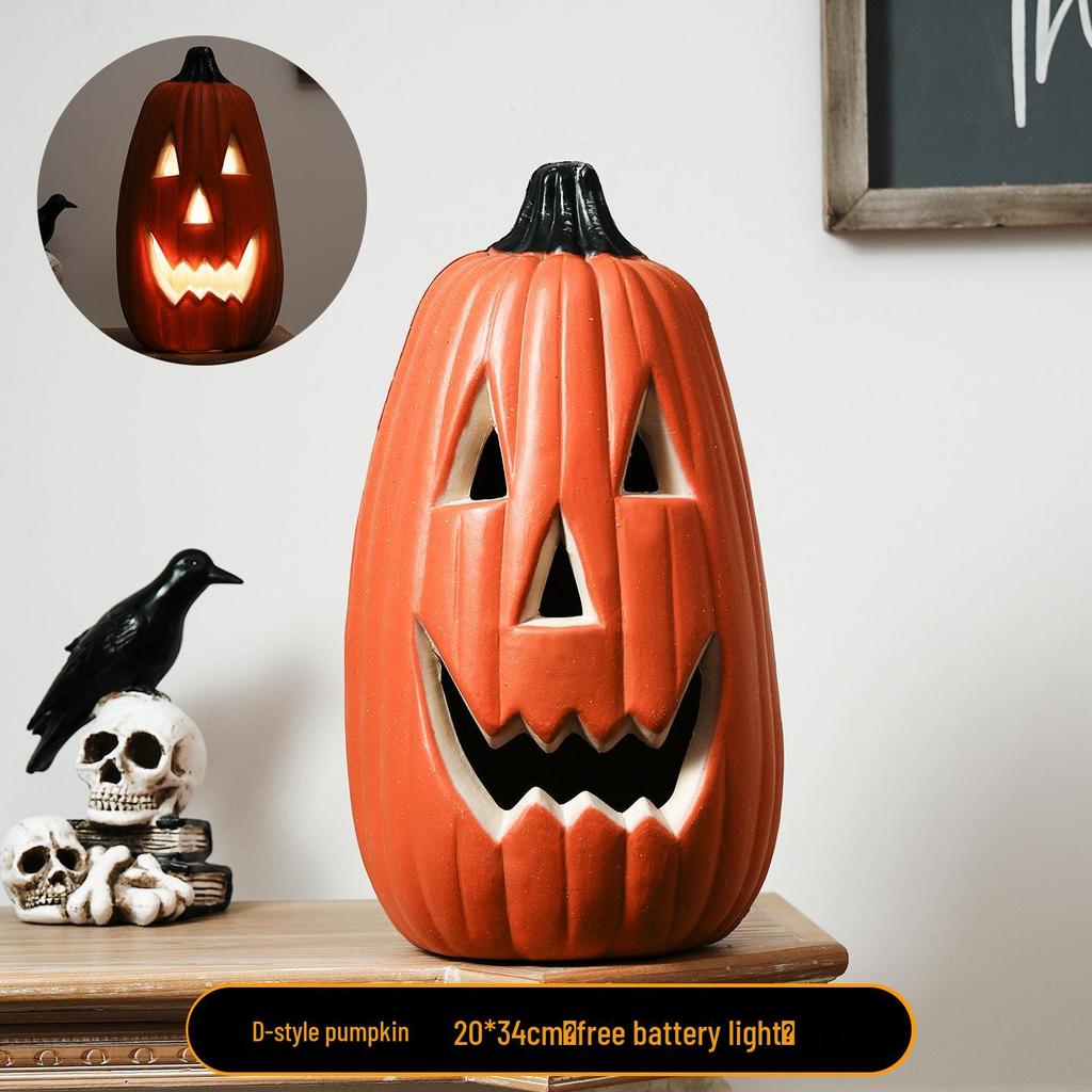 Große Halloween-Kürbis-Laterne für Innen-/Außen dekoration