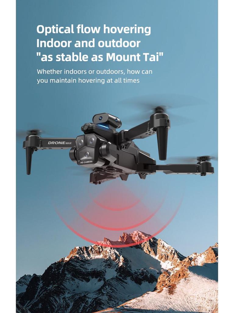 C10 HD Triple Camera Drone with Intelligent Obstacle Avoidance, Remote Control, and Four-Axis Design