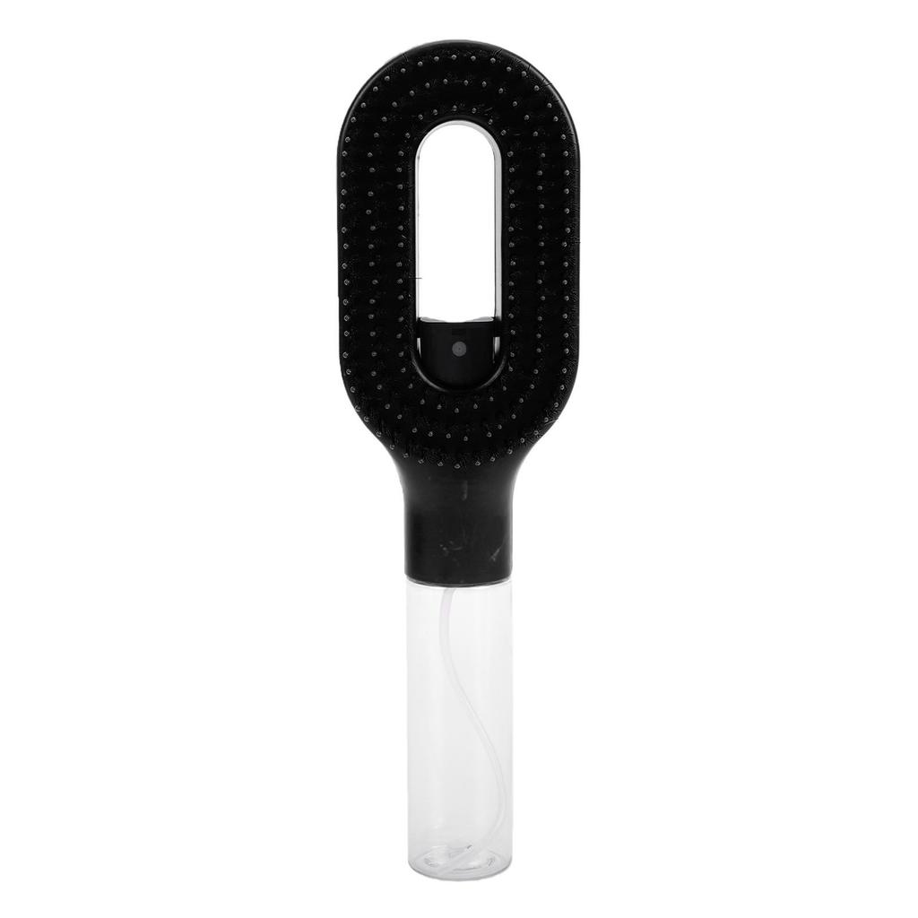 Hairbrush Mist Spray 2 In 1 Refillable Hair Brush with Water Mist Spray for Frizz Control Anti Static Reduce Tangling