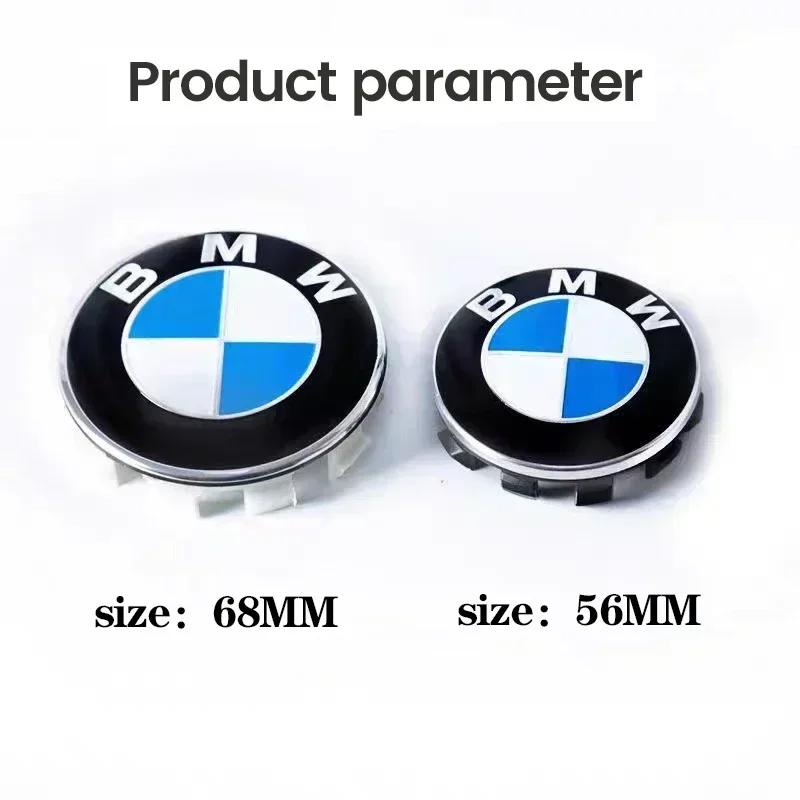 56/68mm Auto Hub Caps Car Wheel Center Cover Hubcaps Decoration Accessories For BMW 1 3 5 7 Series M M3 M5 M6 F01 F20 F10 X5 E36