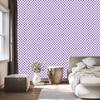 Lavender and White Checkerboard Wallpaper for Living Room and Bedroom 50x1000