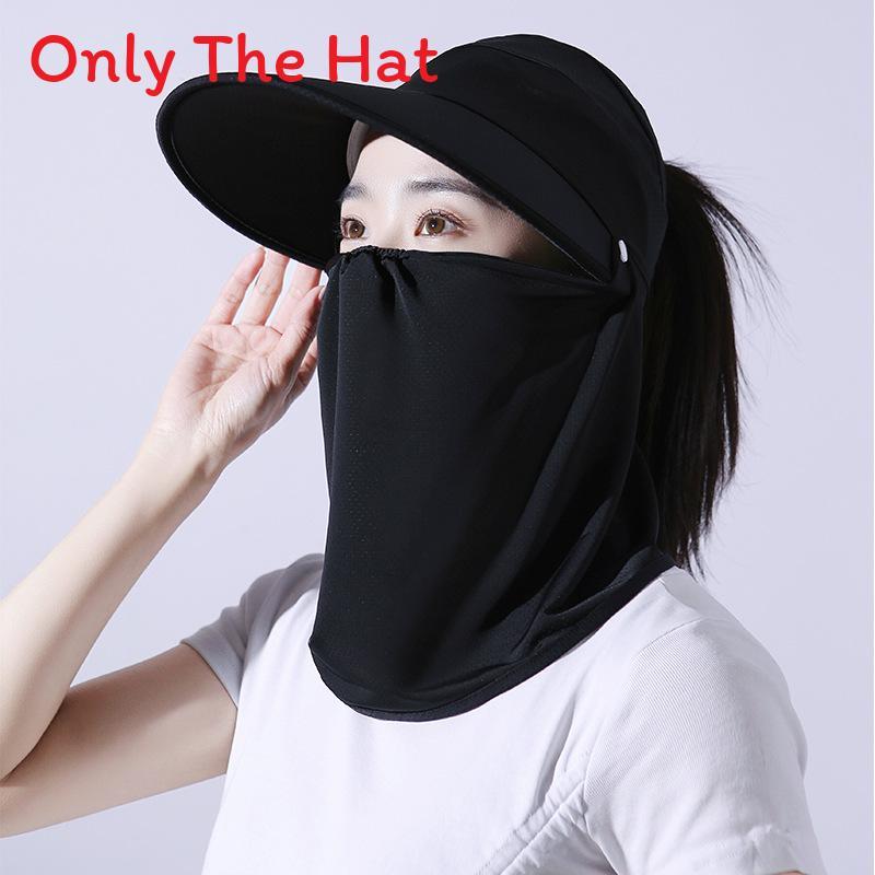 Sun Protection Cap For Women Summer Outdoor Uv Face Shield With Adjustable Fit