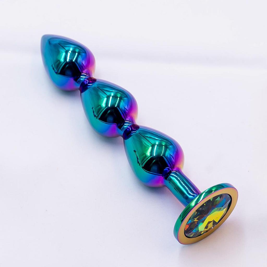 Dop anal cu bază de bijuterie Jucărie pentru dilatare și masaj anal Masturbare adultă Wellness sexual Masaj punct G