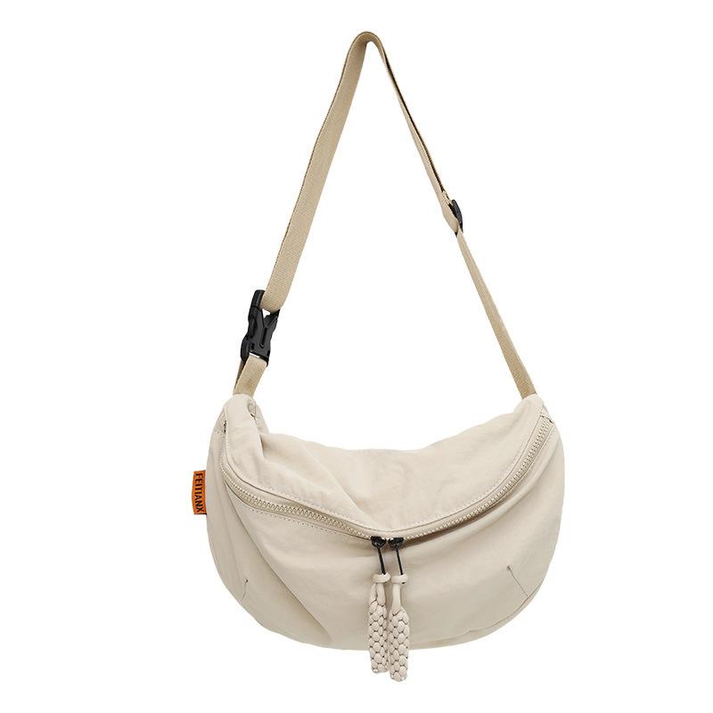 

Casual bag women s 2025 new popular shoulder bag large capacity messenger dumpling bag class commuter croissant