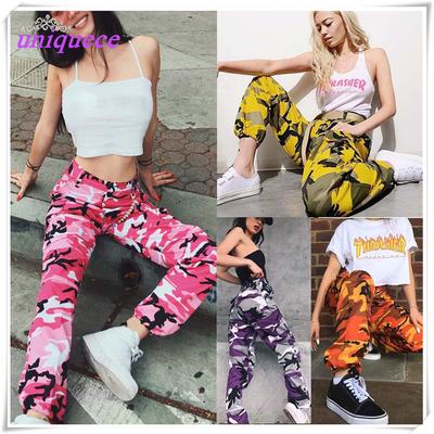 girls pink camo pants