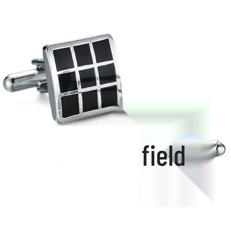 

Black Enamel Flower & Animal French Cufflinks – Copper & Carbon Fiber Design K5