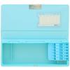 Sunstar Stationery Yokopita Compact Pencil Light S1312871 Case, Single, Ribbon, Blue,
