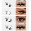 Lash Extension Kit Wispy Eyelash Clusters Natural Fluffy Finish for All-Day Comfort