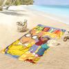Arthur Cartoon Print Beach Towel, Large Soft Quick Dry Towel for Beach Camping Swimming