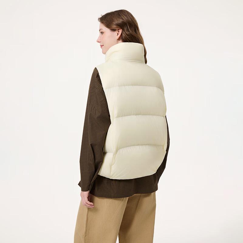 Tanboer Women's Lightweight Stand-Collar Down Vest