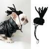 Lustige Hunde-Katzen-Cosplay-Perücke für kleine Hunde, Kopfbedeckung, Cosplay-Kostüm-Accessoires, Haustierperücken für Halloween, Heiligabend, Festival-Party-Dekoration