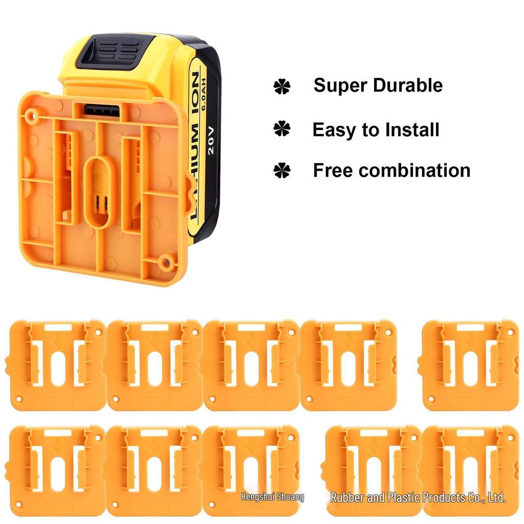 Wall Mount Bracket for DEWALT 14.4-18V Lithium Battery Holder