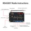 RDA5807M Radio DIY Elektronik-Bausatz UKW-Radio 87-108MHz mit Digitalröhrenanzeige Mikrocontroller Elektronische Lötprojekte