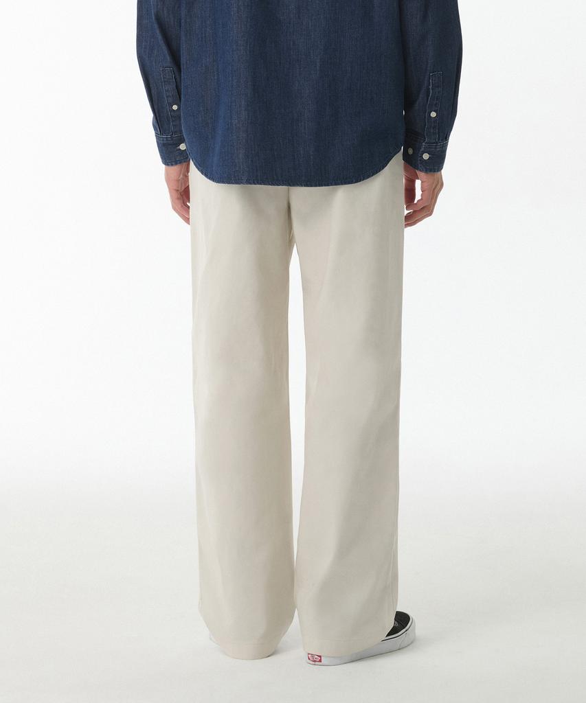 Musinsa Standard Heavyweight Cp Wide Chino Pants [Dusty Cream]