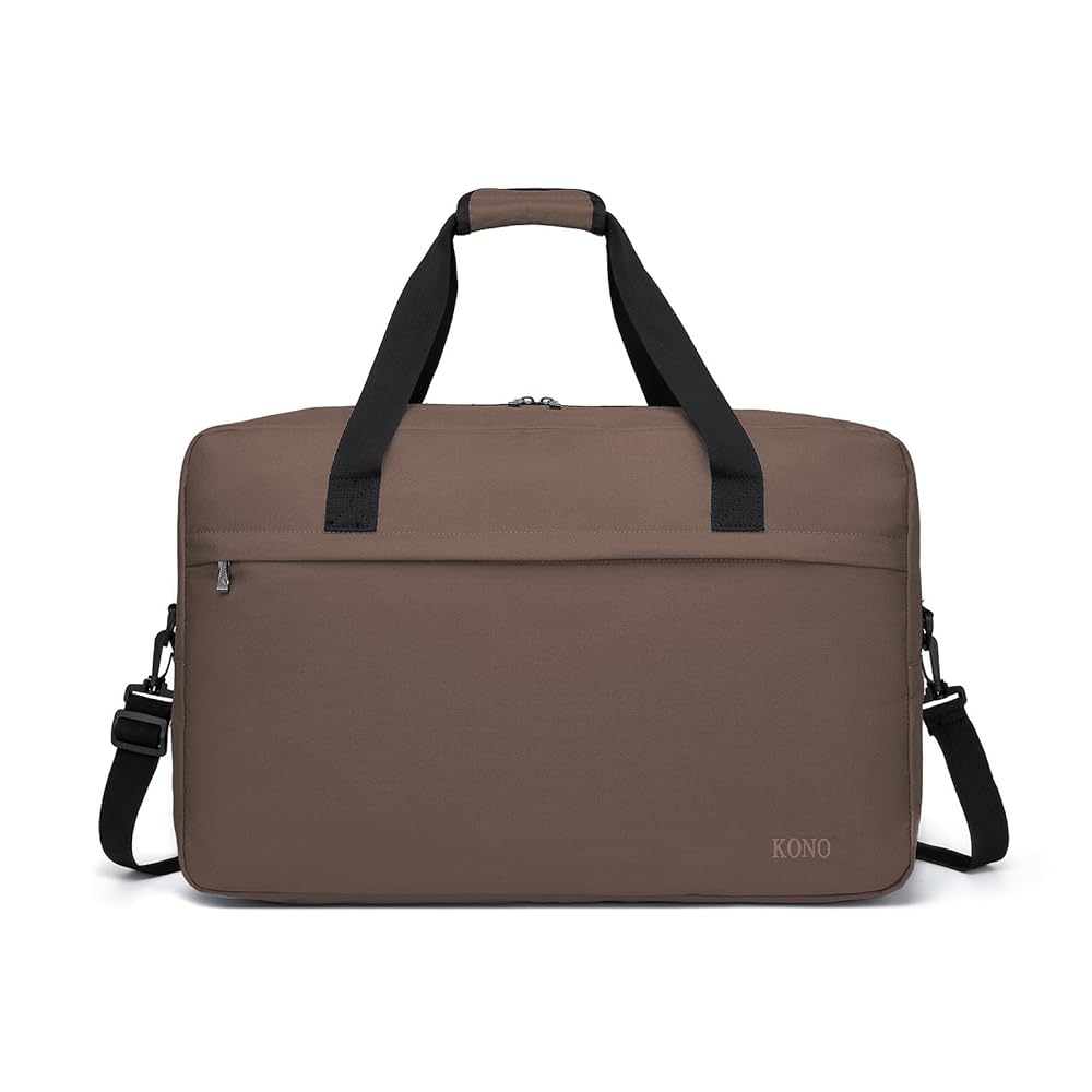 

Kono Cabin Carry-On Under Seat Hand Luggage Shoulder Bag Travel Handbag Travel Duffel Sports Tote Gym 35x20x20cm коричневий