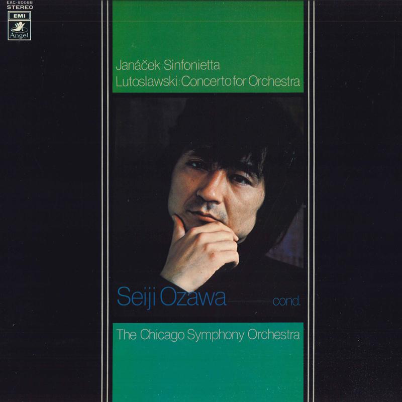 

LP Record SEIJI OZAWA THE CHICAGO SYMPHONY O Janacek Sinfonietta Lutoslawski C EAC80088 ANGEL Japan Classical Used