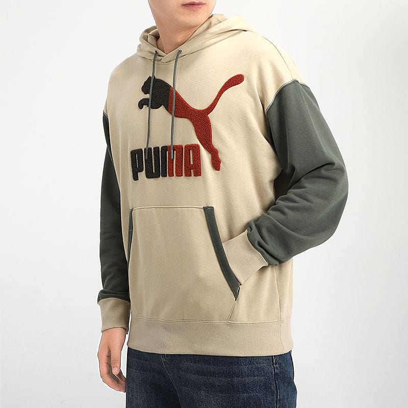 Puma Sweatshirt Men's Gray Green & Brown Multicolor 530709-12