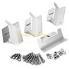 F26C Solar Mounting Set Includes Aluminum Brackets and Stainless Screws for Quickly Assembly on Various Locations