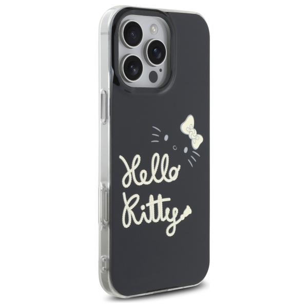 Hello Kitty Hkhmp16Xhgdik Iphone 16 Pro  Max 6.9 Czarny/Black Hardcase Iml Golden Diva Magsafe