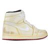 Nigel Sylvester x Air Jordan 1 Retro High OG Nigel Sylvester Heren Sneakers Tan Sail White-Varsity-Red-Reflect-Silver BV1803-106